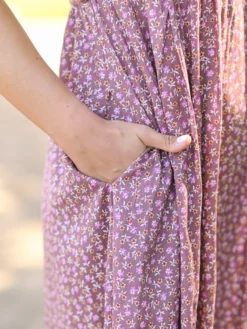 Adelina Classic Dress - Amethyst