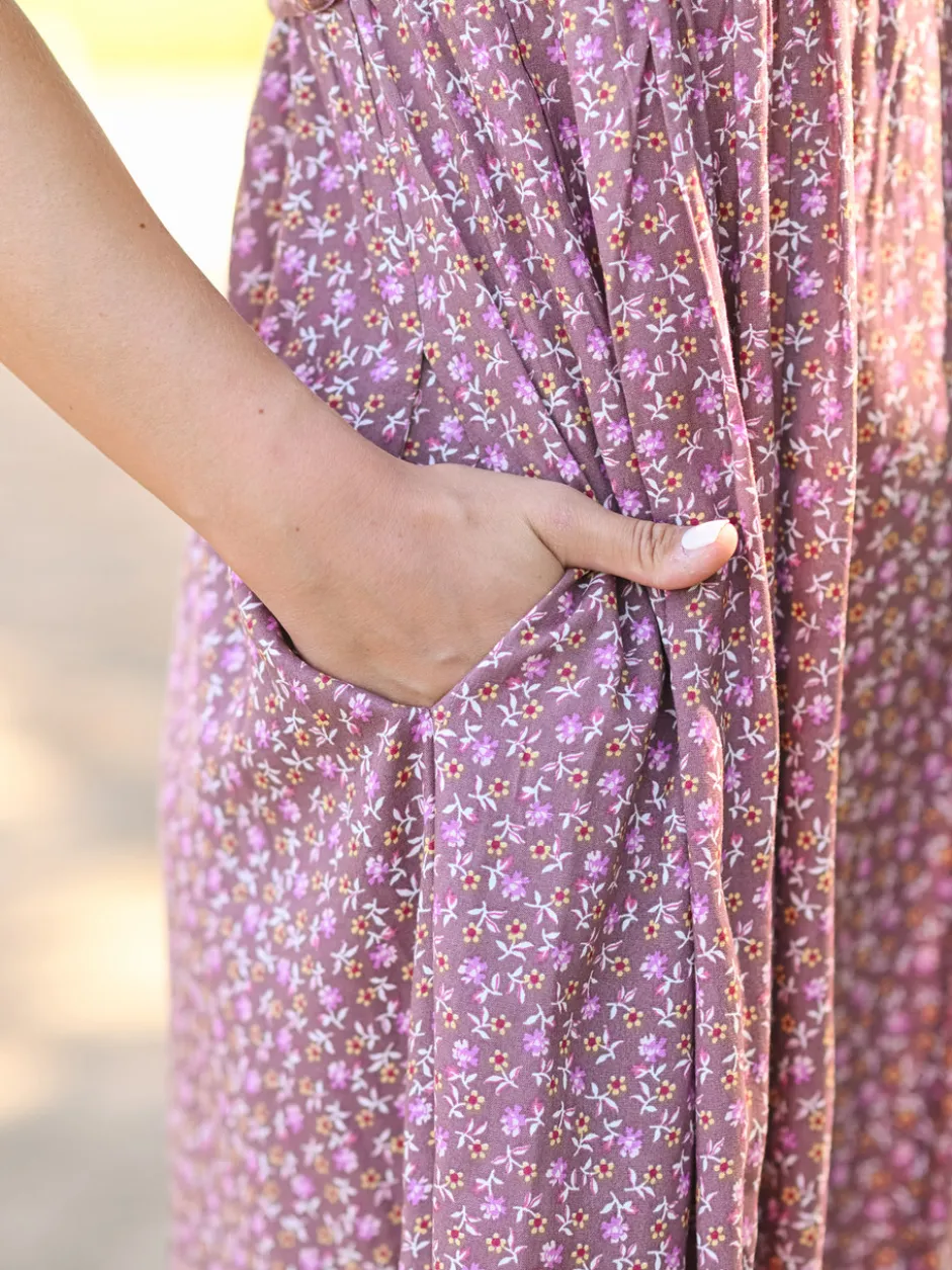 Adelina Classic Dress - Amethyst