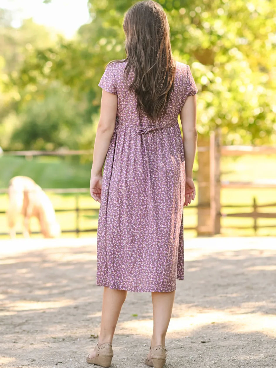 Adelina Classic Dress - Amethyst