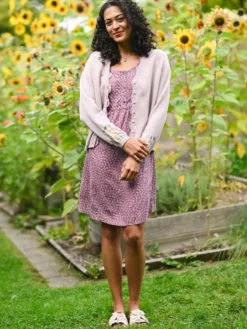 Adelina Short Dress - Amethyst