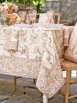 Ajmeer Tablecloth - Ivory