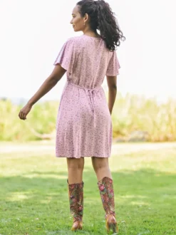 Ambrosia Short Dress - Lavender