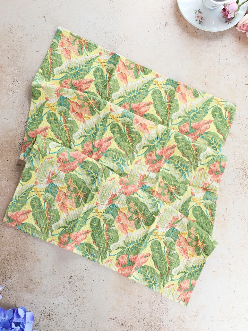 Andaman Tea Towel Set of 2 - Yellow