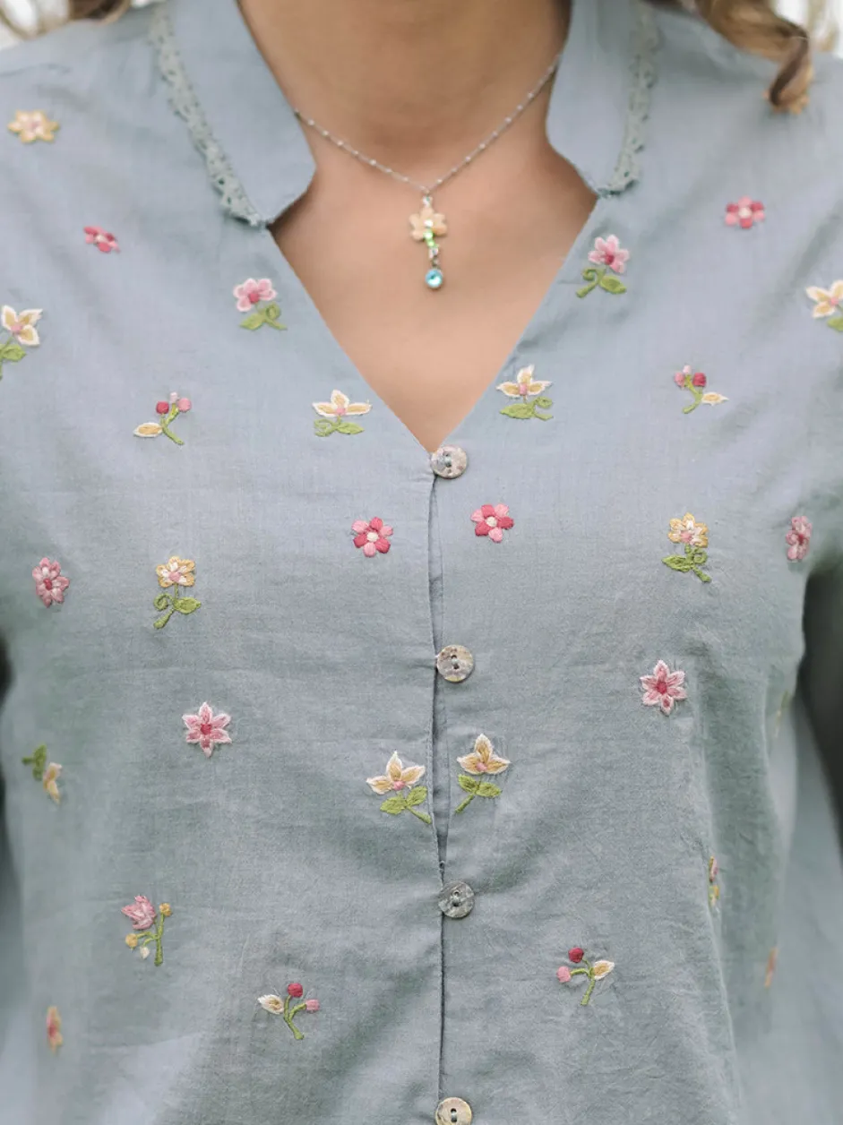 Annie Blouse - Grey