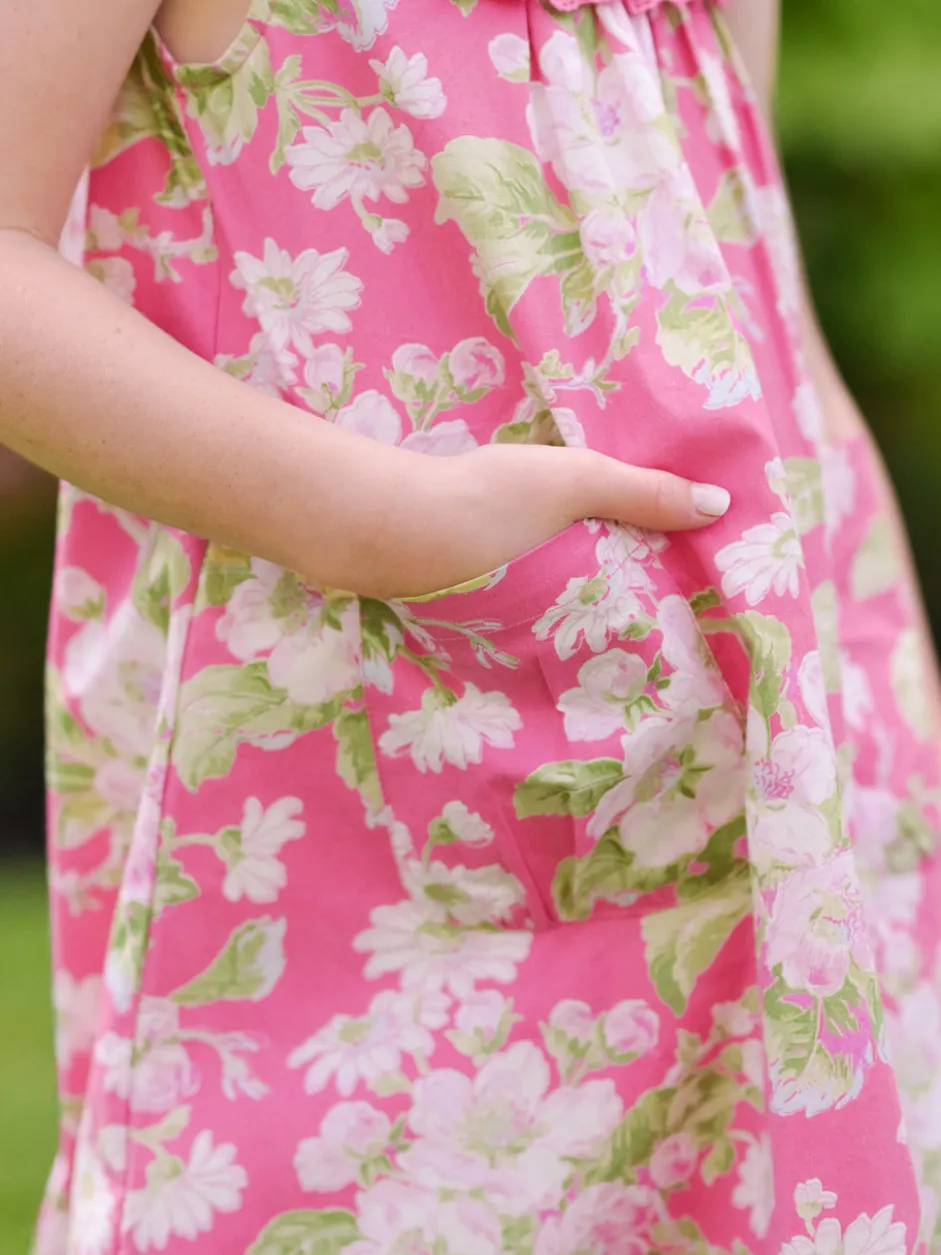 Apple Blossom Kids Dress - Pink