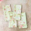 Apple Blossom Luncheon Napkin Set of 4 - Light Green