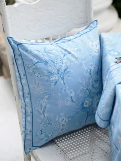 Augustine Cushion Cover - Washed Blue
