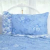 Augustine Pillowcase - Washed Blue
