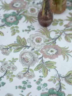 Augustine Round Cloth - Ivory
