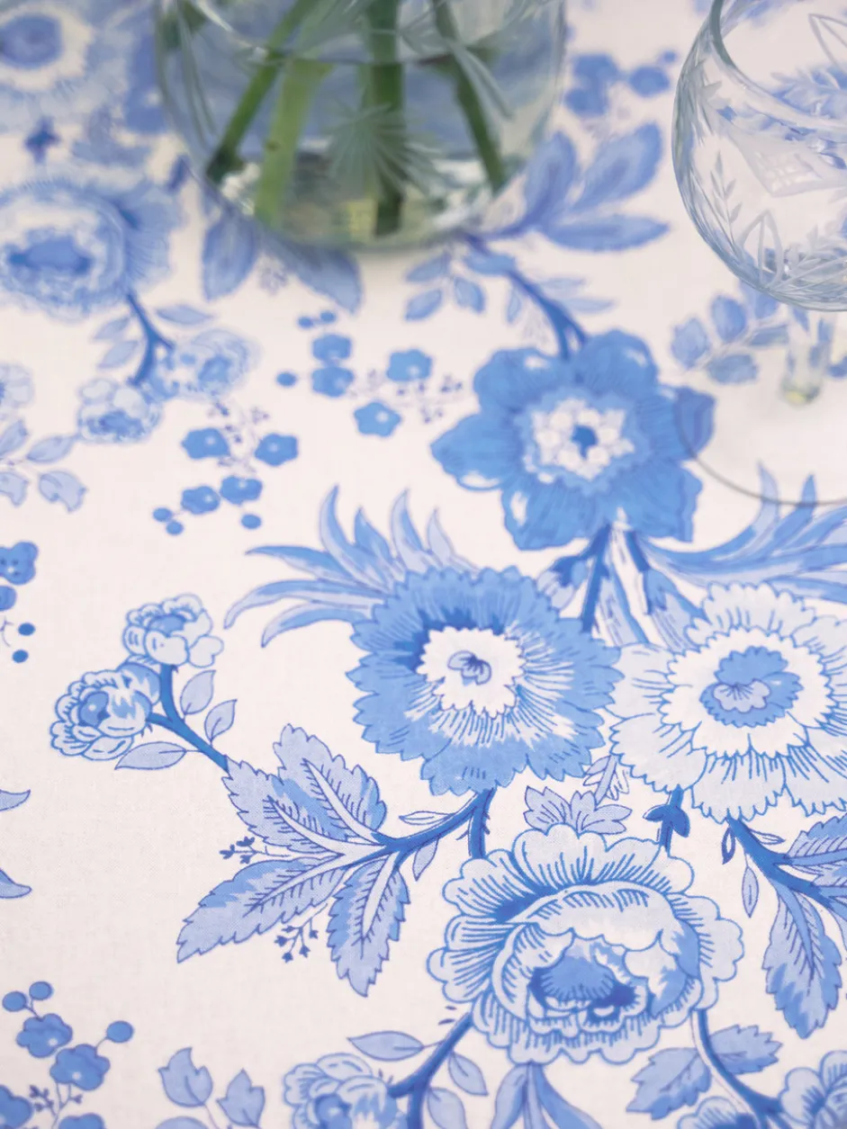 Augustine Ruffle Tablecloth - Soft White