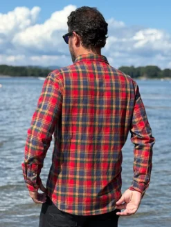 Autumn Flannel Shirt - Red Multi