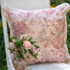 Ava Linen Cushion Cover - Blush