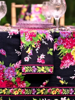 Avonlea Napkin Set of 4 - Black