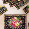 Avonlea Placemat Set of 4 - Black