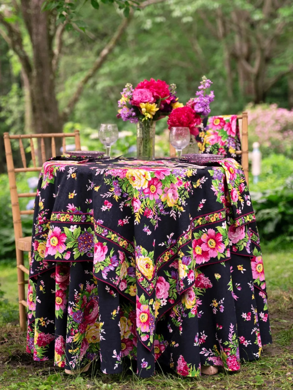Avonlea Round Cloth - Black