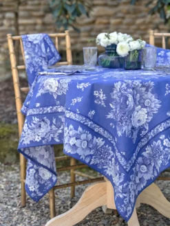 Avonlea Tablecloth - Cobalt