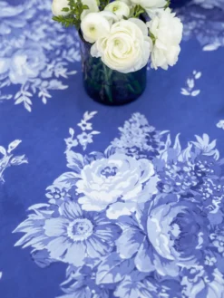 Avonlea Tablecloth - Cobalt