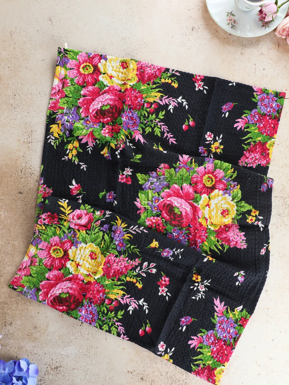 Avonlea Tea Towel Set of 2 - Black