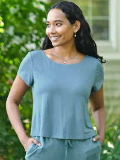 Ballet Jersey T-Shirt - Soft Teal