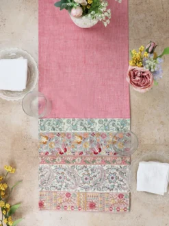 Bel Canto Runner - Aqua Pink