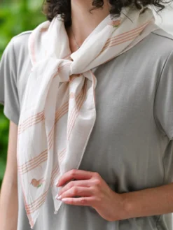 Bird Sanctuary Scarf - Ecru