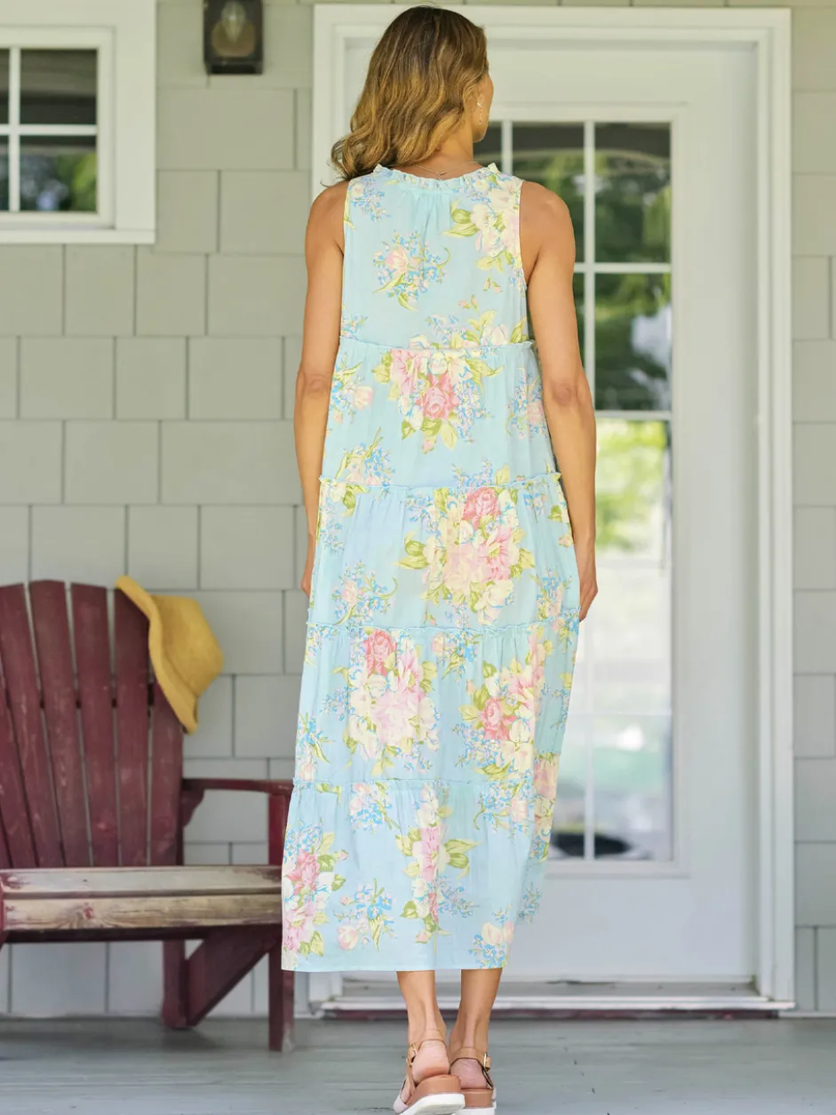 Blanche Dress - Aqua