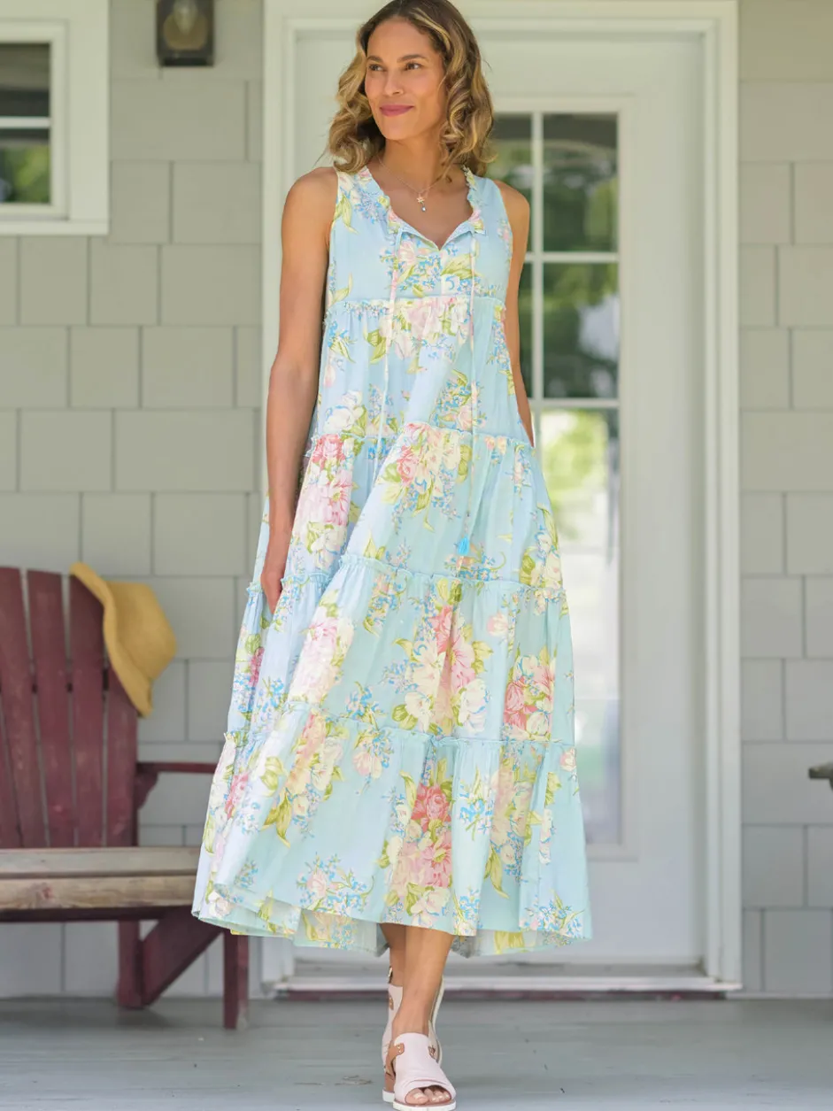 Blanche Dress - Aqua