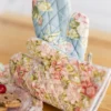 Blanche Patchwork Oven Mitt Set of 2 - Mist