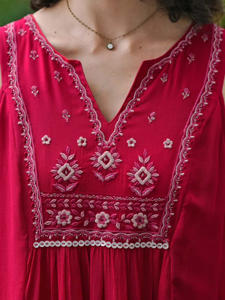 Bollywood Dress - Raspberry