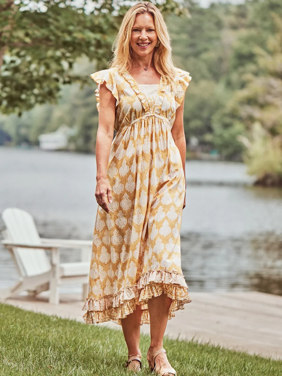Bonnie Blockprint Dress