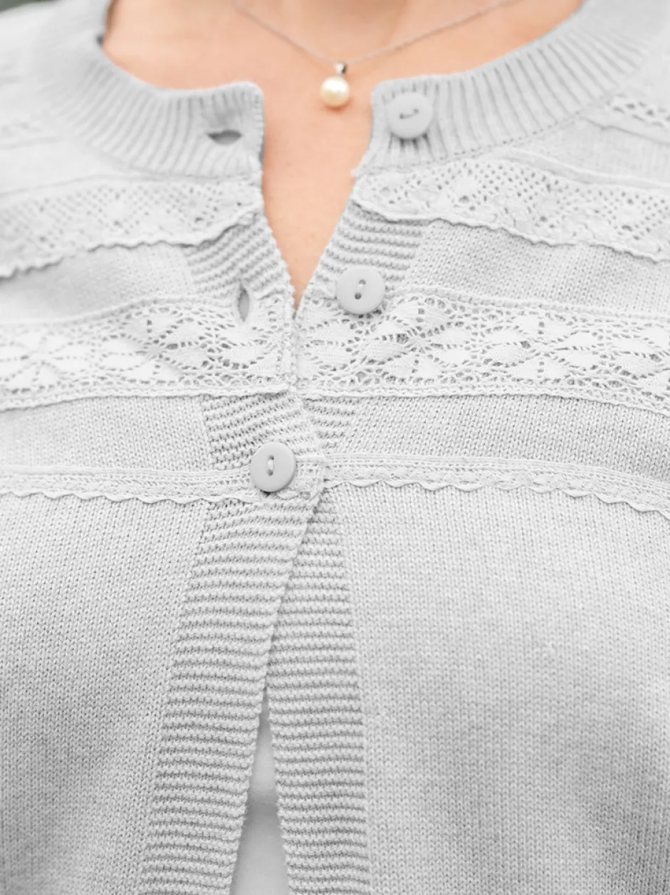 Book Nook Cardigan - Grey