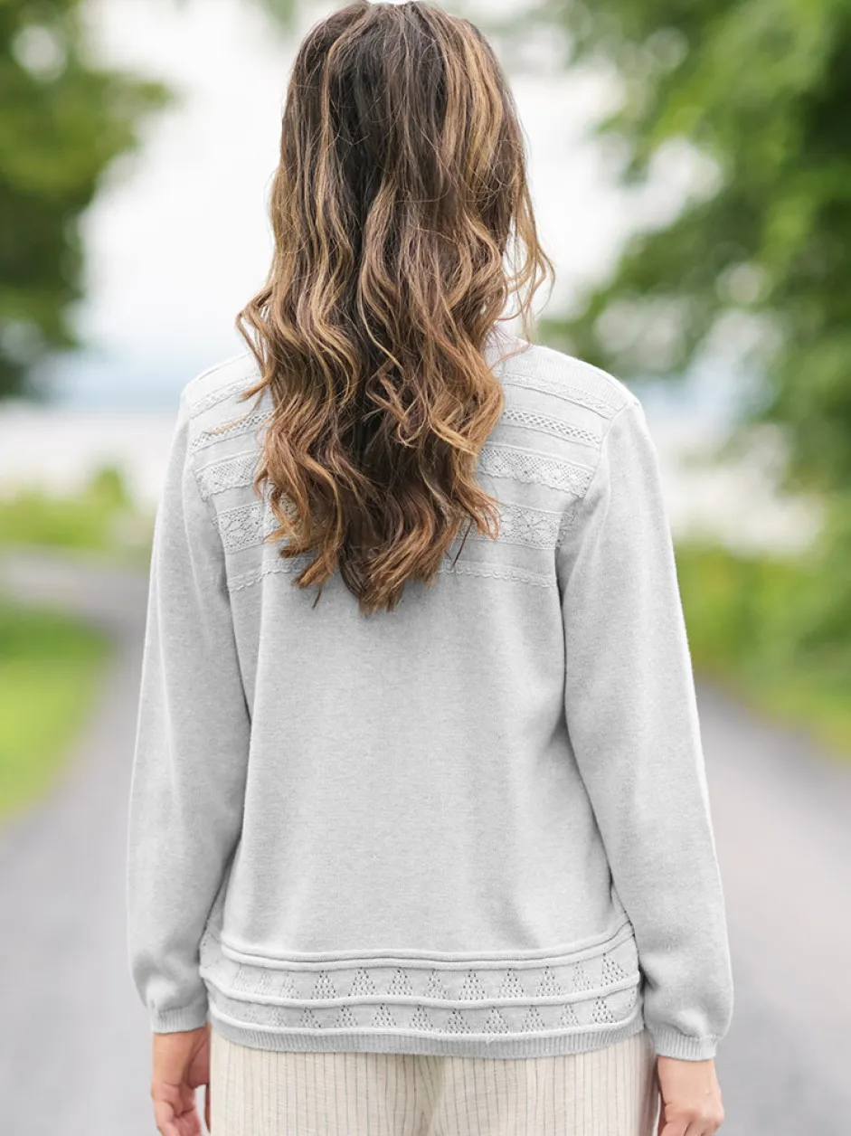 Book Nook Cardigan - Grey