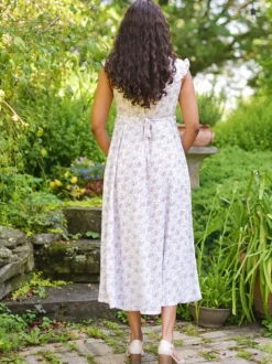 Brighton Garden Dress - White