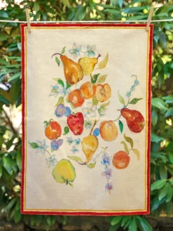 Bushel and a Peck Tea Towel - Multi
