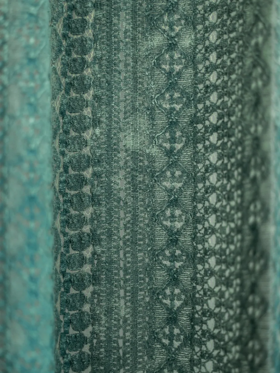 Camelia Curtain - Washed Blue