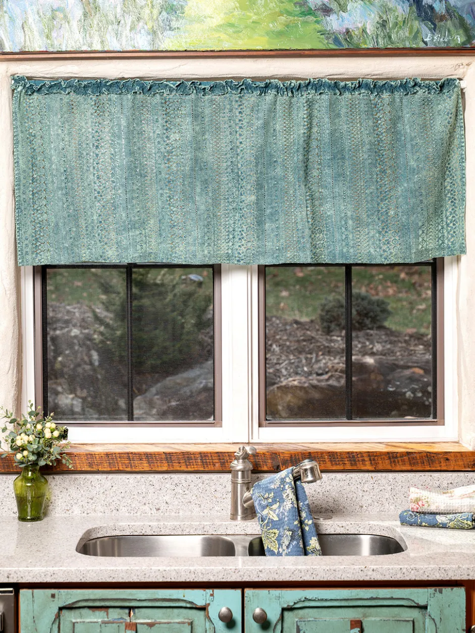 Camelia Valance - Washed Blue