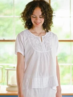 Camellia Blouse - White
