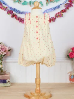 Candy Dot Baby Bubble - Cream