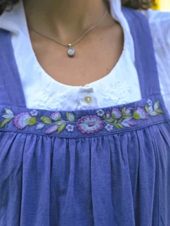 Carmella Pinafore Dress - Periwinkle