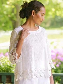 Casablanca Blouse - White