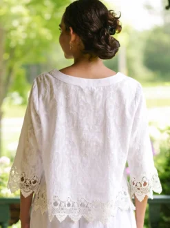 Casablanca Blouse - White