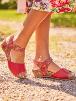 Ceylan Sandal - Red