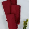 Chambray Napkin Set of 4 - Red