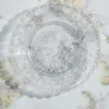 Chantilly Glass Plates Set of 4 - Clear