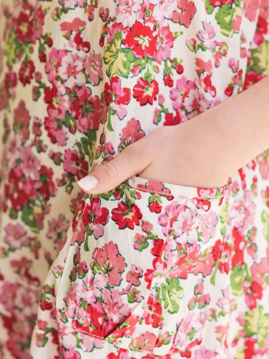 Charleston Kids Dress - White