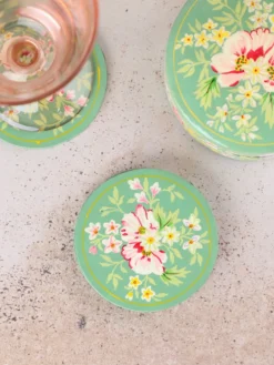 Charming Coaster Set of 4 - Jade
