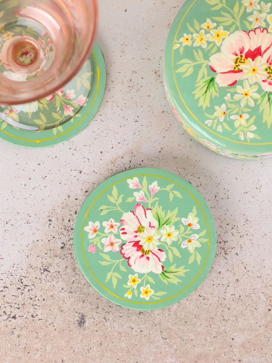 Charming Coaster Set of 4 - Jade