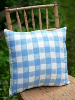 Charm Jacquard Cushion Cover - Blue