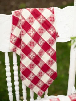 Charm Jacquard Napkin Set of 4 - Red