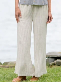 Coastal Stripe Pant - Navy